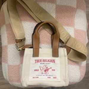 True religion mini tote bag